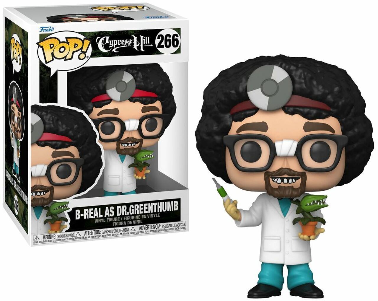 Funko Pop Rocks Cypress Hill B-Real as Dr. Greenthumb