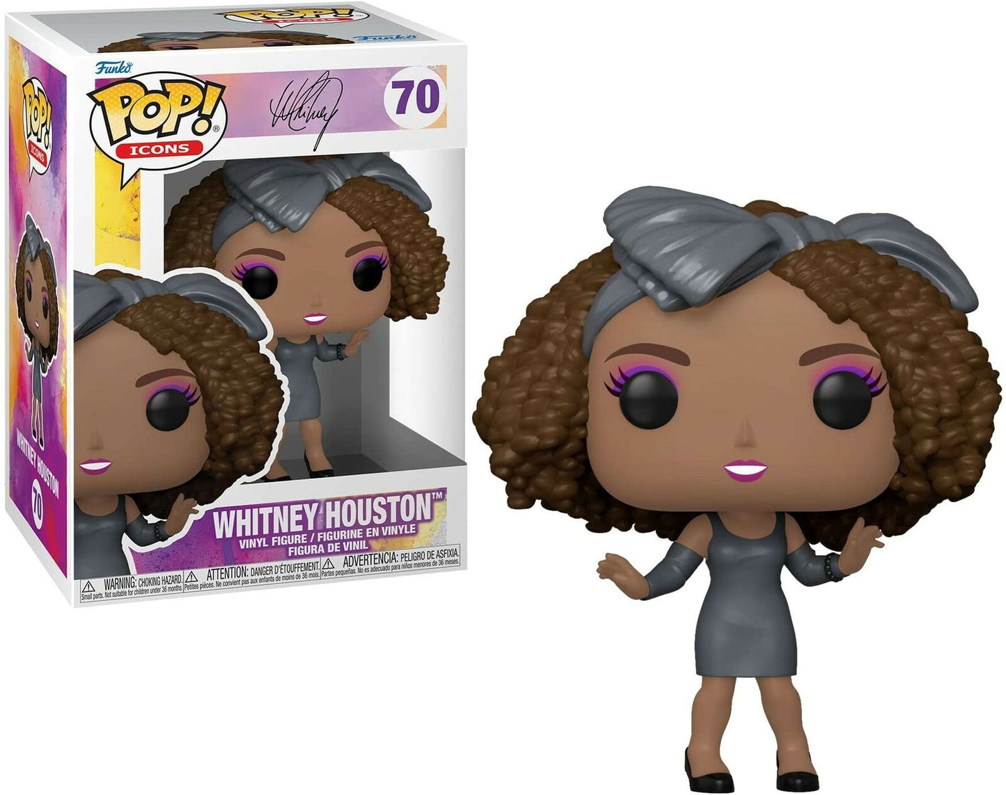 Funko POP! Icons Whitney Houston Vinyl Figure #70