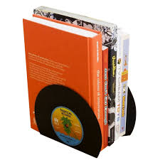 Vinyl Record Bookend-