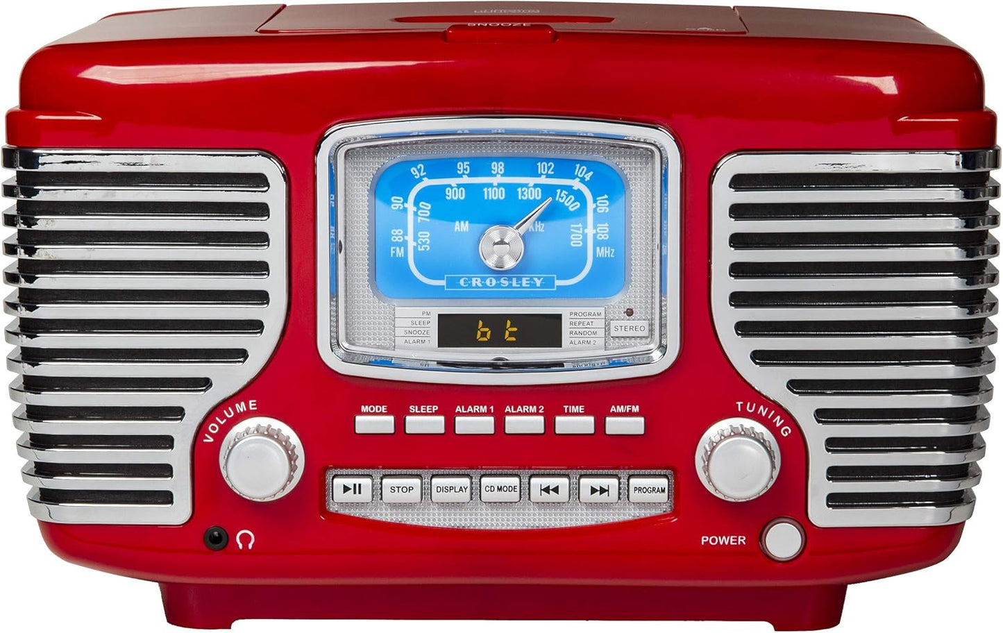 Corsair Retro AM/FM Alarm Clock Radio and CD Player