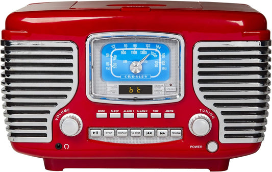 Corsair Retro AM/FM Alarm Clock Radio and CD Player