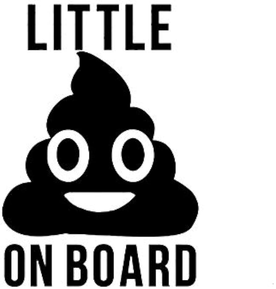 Little Shits on Board Window Decals