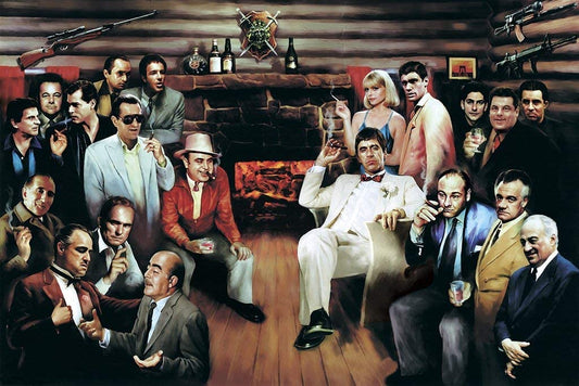 Movie Mobster Framed Art