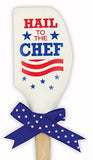 Hail To The Chef Silicone Wood Spatula Red White Blue