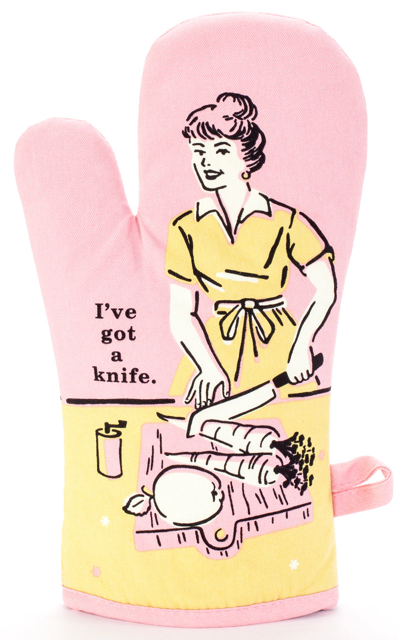I've Got a Knife Oven Mitt