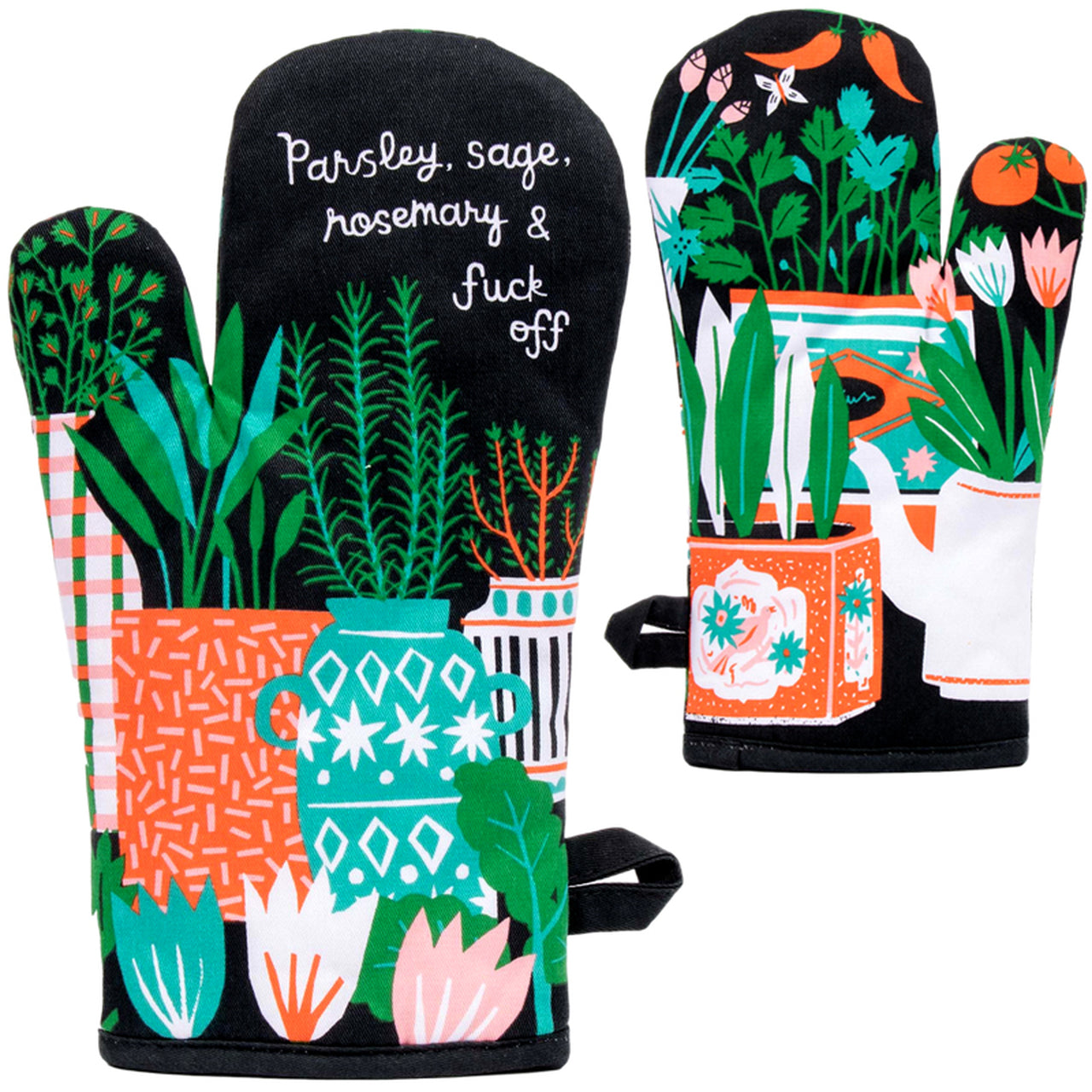 Parsley Oven Mitt