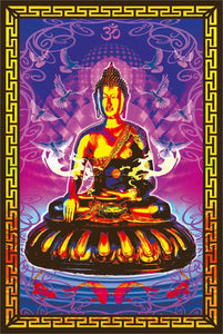 Buddha Black Light Poster