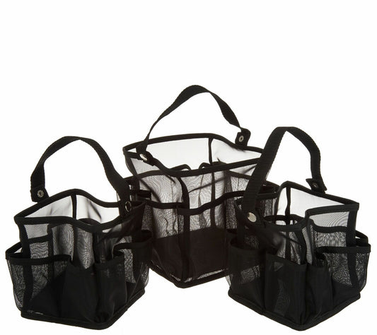 Set of 3 Carrying Caddies by Lori Greiner Black