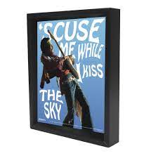 Jimi Hendrix 3D Shadow Box 8x10