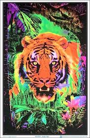 King of the Jungle Black Light Poster