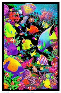 Living Reef Black Light Poster