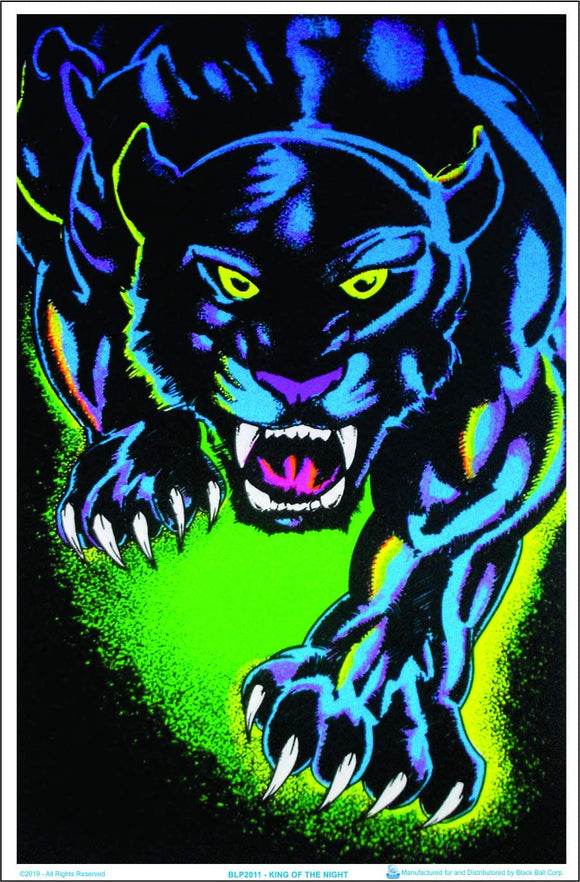 King of The Night Blacklight Poster