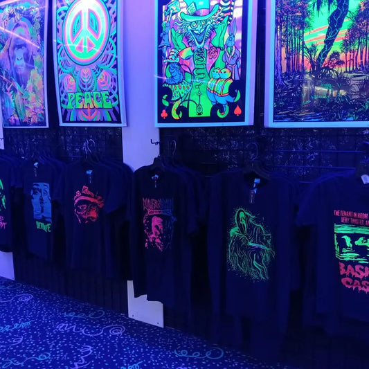 Black Light Horror T-Shirts