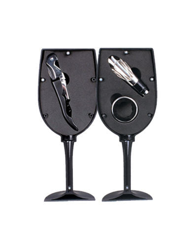 Mimo Style 4-Piece Wine Glass Accessory Set - The Red Store .org