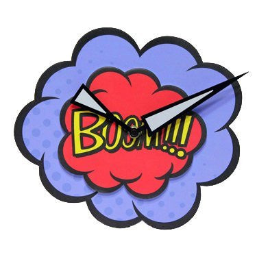 Boom Comic Clock - The Red Store .org