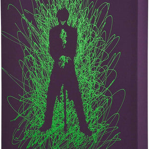 Joker Silhoutte Paint Splatter Canvas