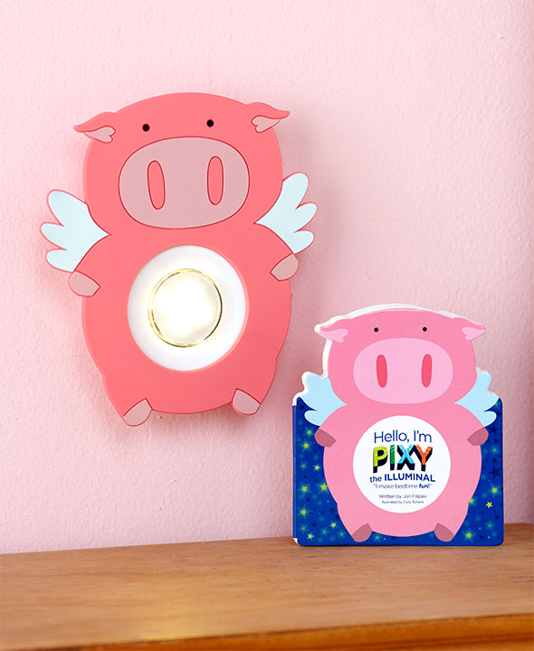 Illuminals - PIXY the PIG - Timed Night Light