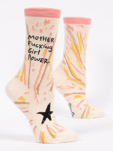 Motherf***** Girl Power W-Crew Socks