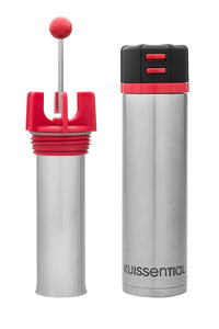 Versa Travel French Press - Reverse Groundless System and Insulated Travel Mug