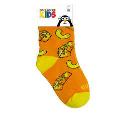 Cool Socks Kid's Novelty Crew Socks, Mac N Cheese