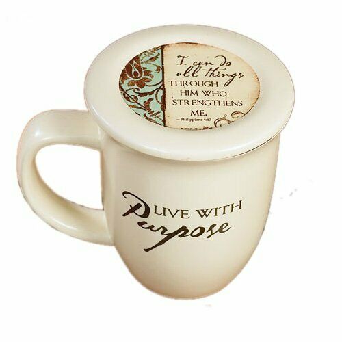 Live with Purpose' Mug & Lid