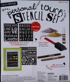 Personal Touch Stencil Set